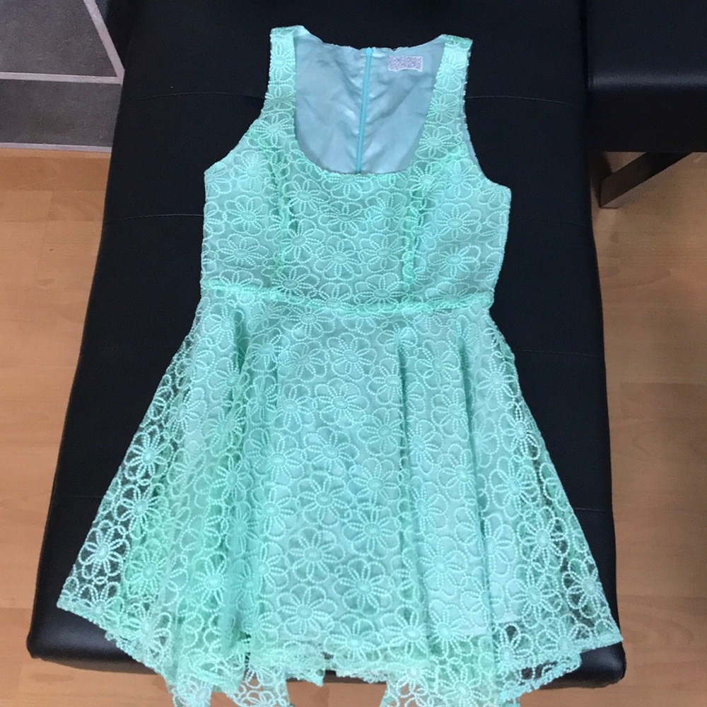 Green Floral Lucca Couture Spring Dress